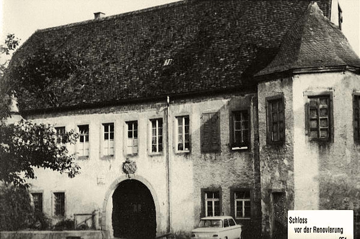 Ahorn. Eubigheim - Schloß vor der Renovierung