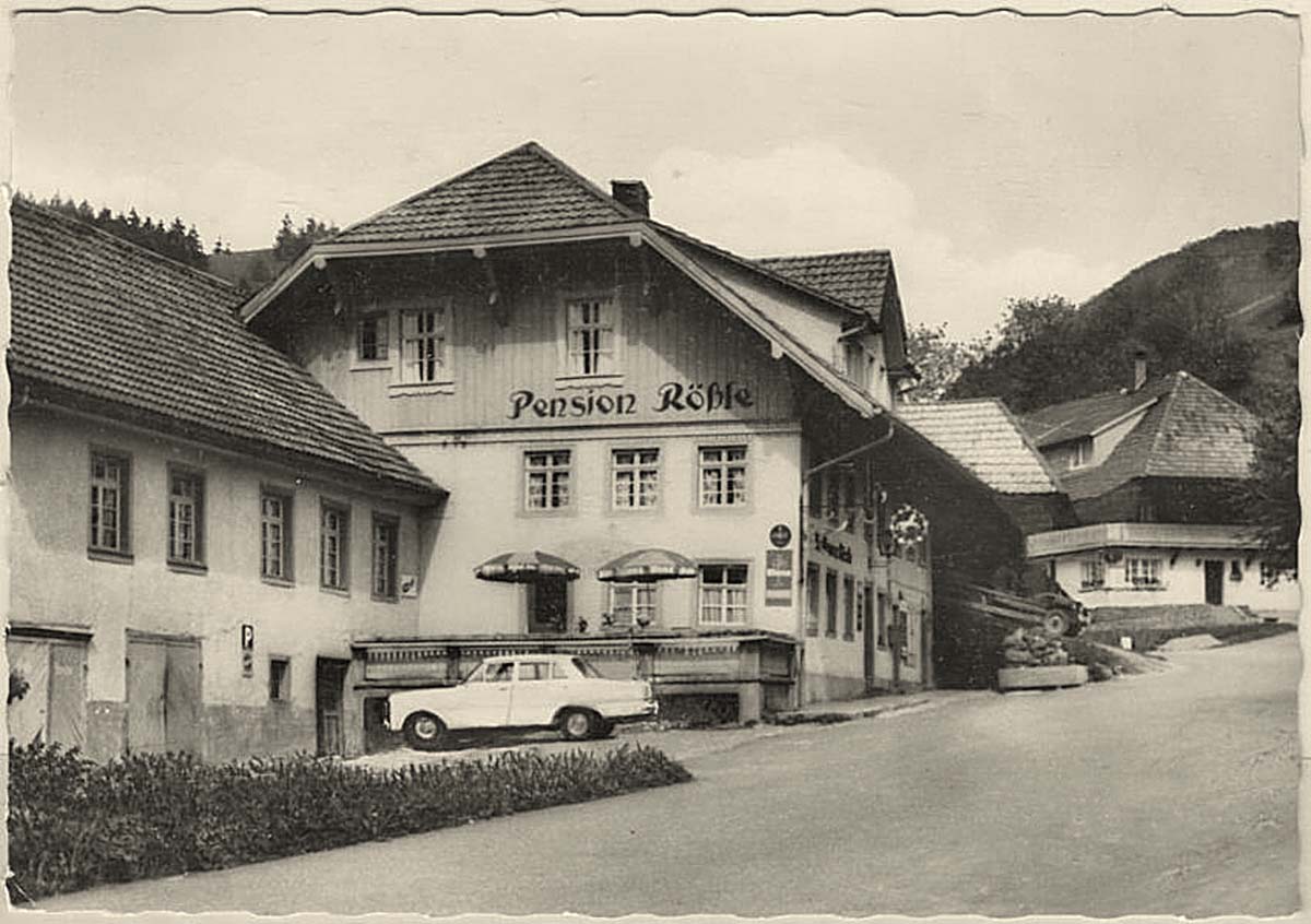 Aitern - Gasthaus und Pension 'Zum Rössle', 1967