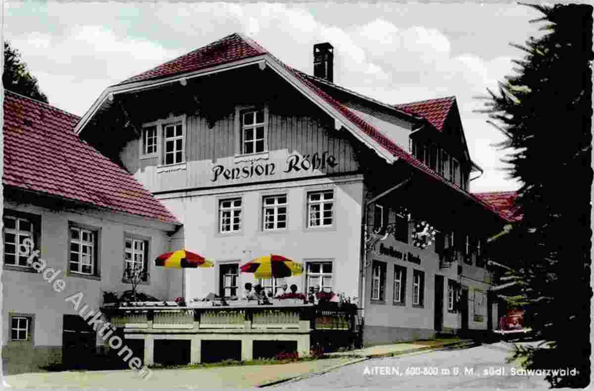 Aitern - Gasthaus und Pension 'Zum Rössle', 1969