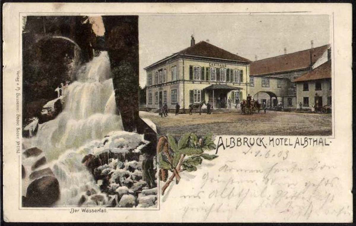 Albbruck. Hotel 'Albtal', 1903