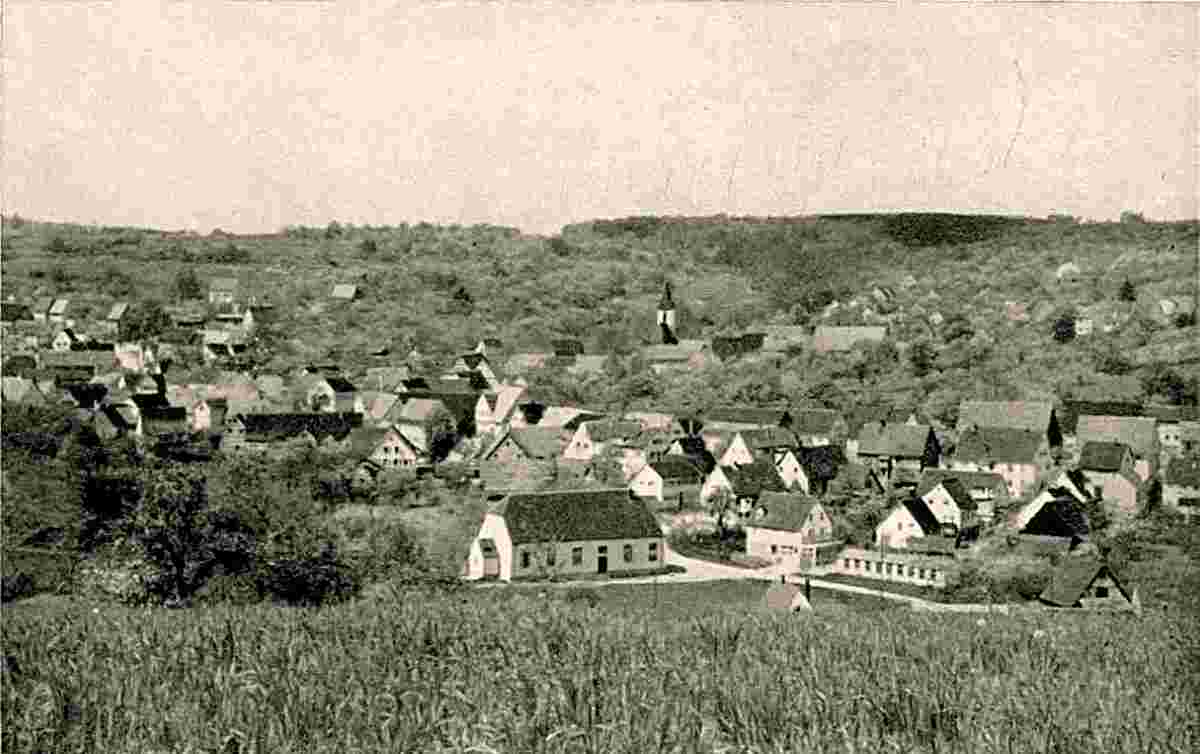 Panorama von Albershausen, 1963