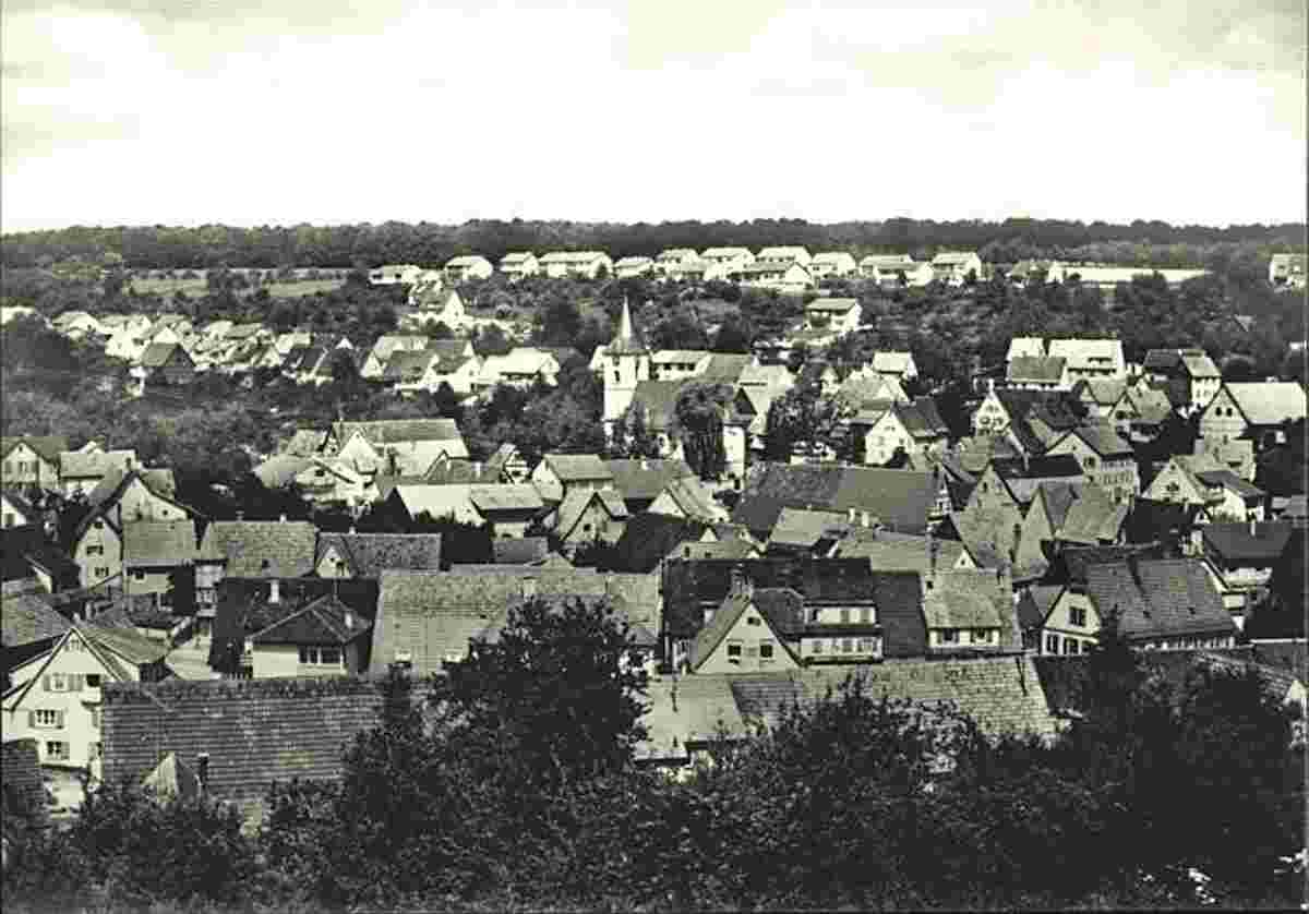Panorama von Albershausen, 1965