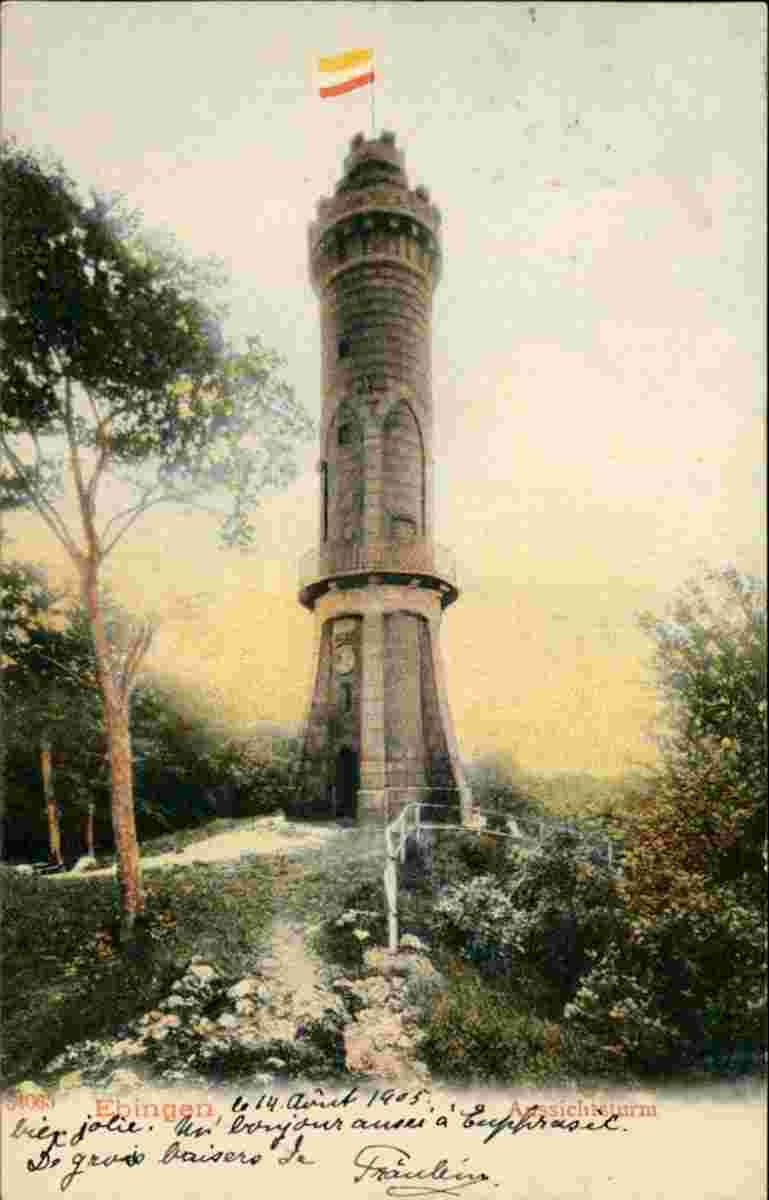 Albstadt. Ebingen - Aussichtsturm, um 1905