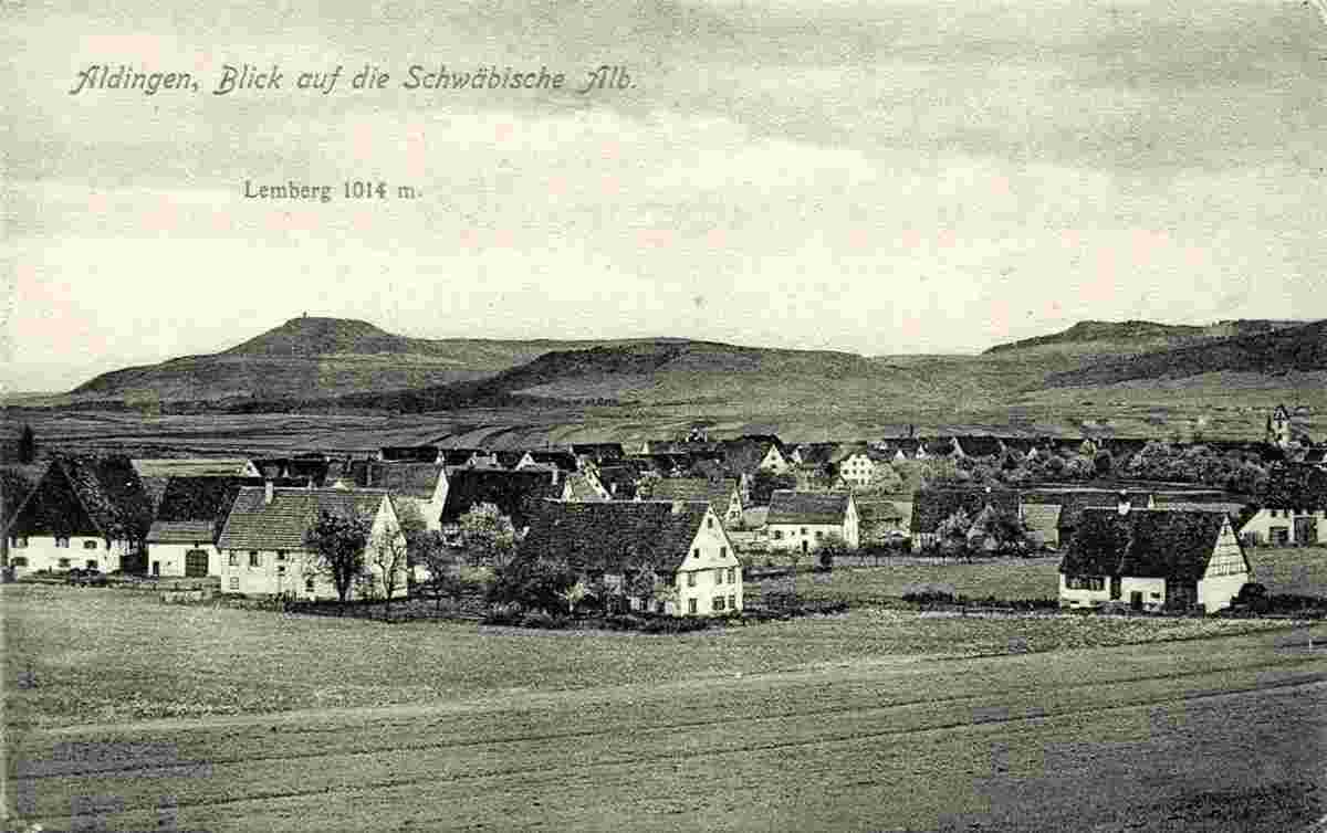 Panorama von Aldingen, 1905