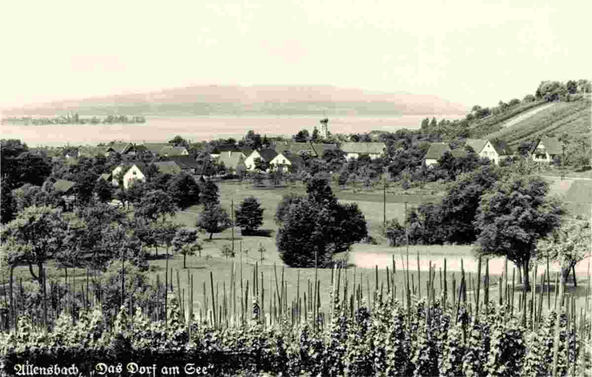 Panorama von Allensbach, 1934
