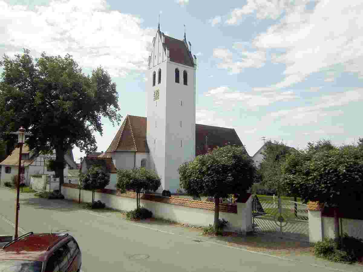 Allmannsweiler. Heilig Kreuz Kirche