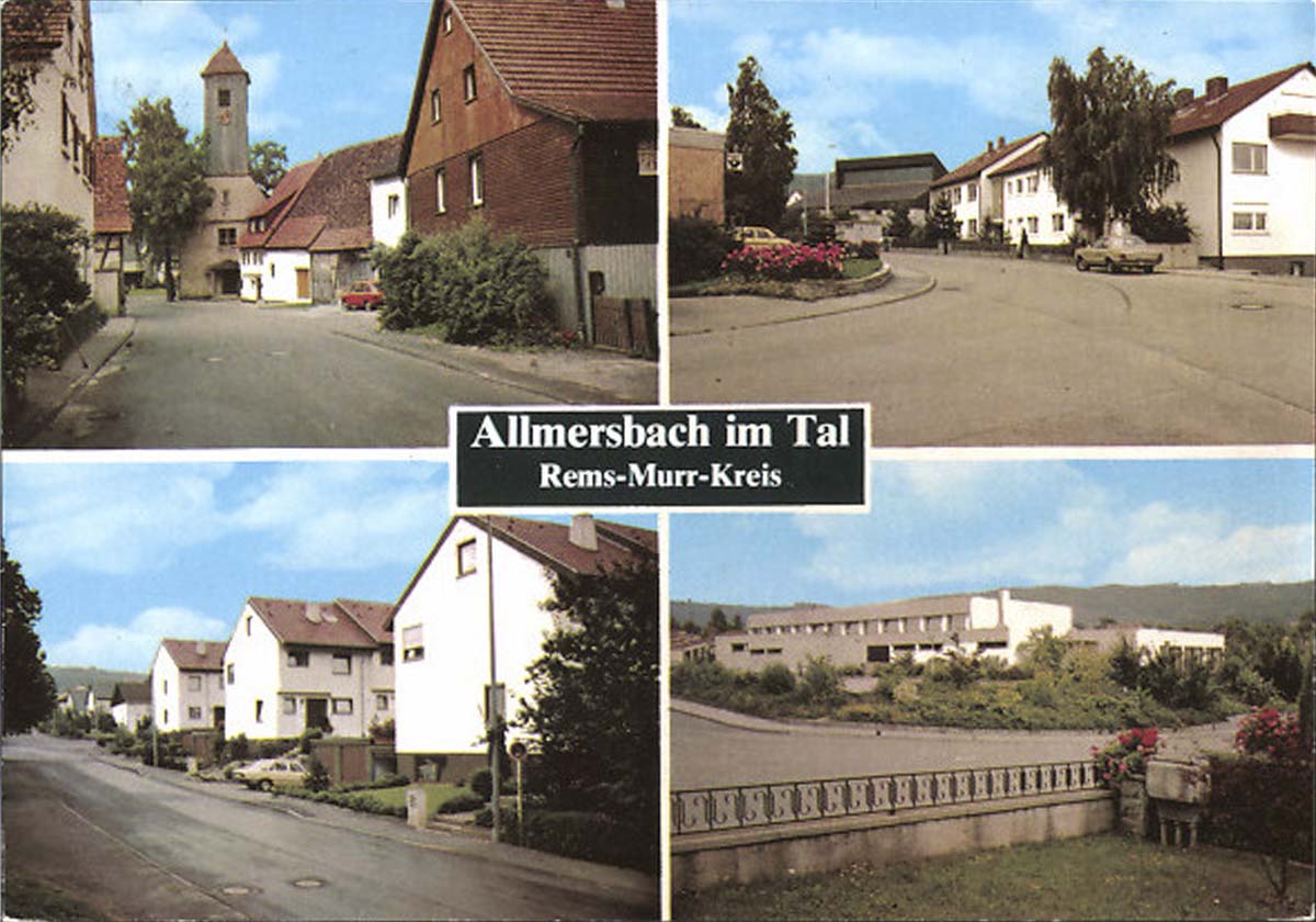 Panorama von Allmersbach im Tal