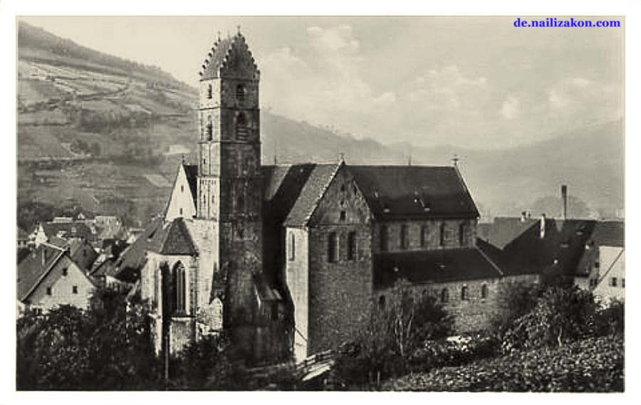 Alpirsbach. Blick auf die Klosterkirche