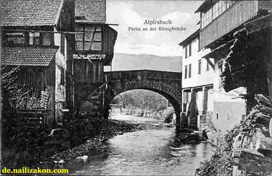 Alpirsbach. Partie an der Kinzigbrücke