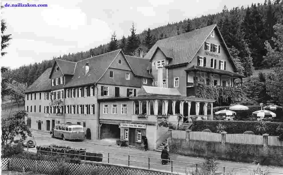 Altensteig. Gasthof und Pension 'Waldhorn'