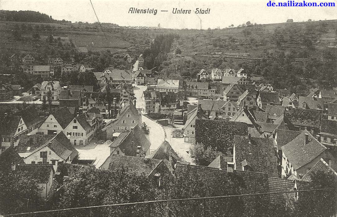 Altensteig. Untere Stadt, 1926
