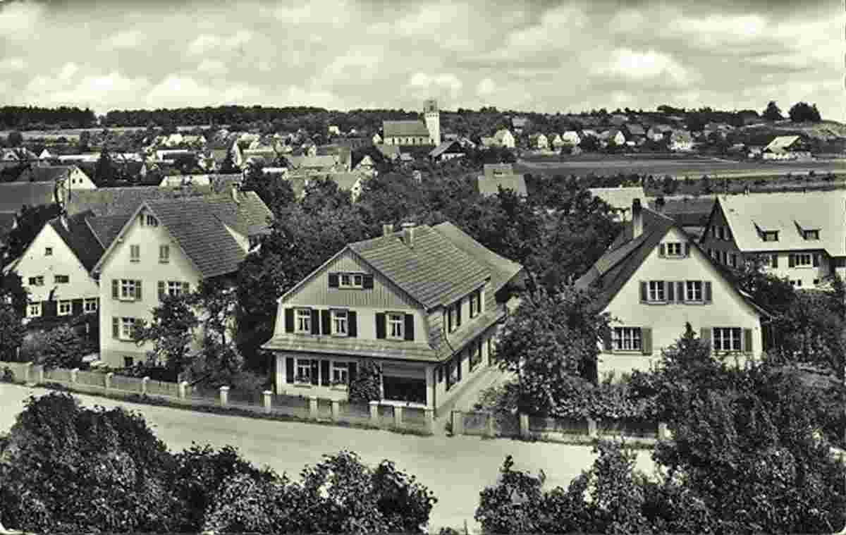 Altheim. Panorama von Dorfstraße