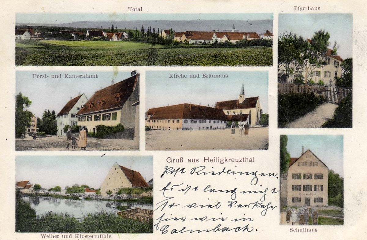 Altheim (Lkr. Biberach). Heiligkreuztal - Forst-  Kameralamt, Weiner und Klostermühle