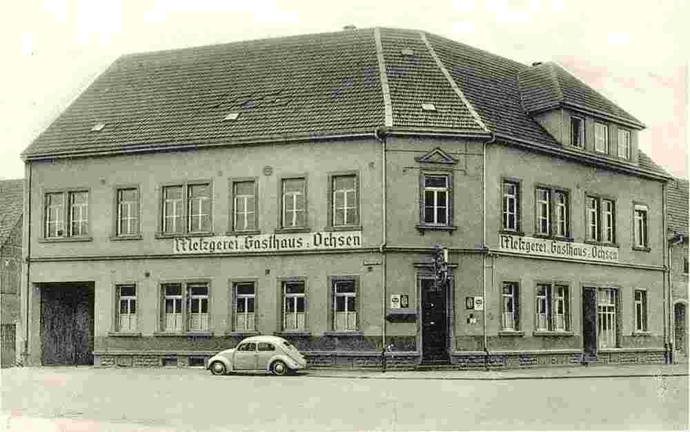 Altlußheim. Metzgerei - Gasthaus 'Ochsen'