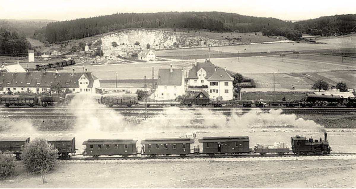 Amstetten. Bahnhof, 1952