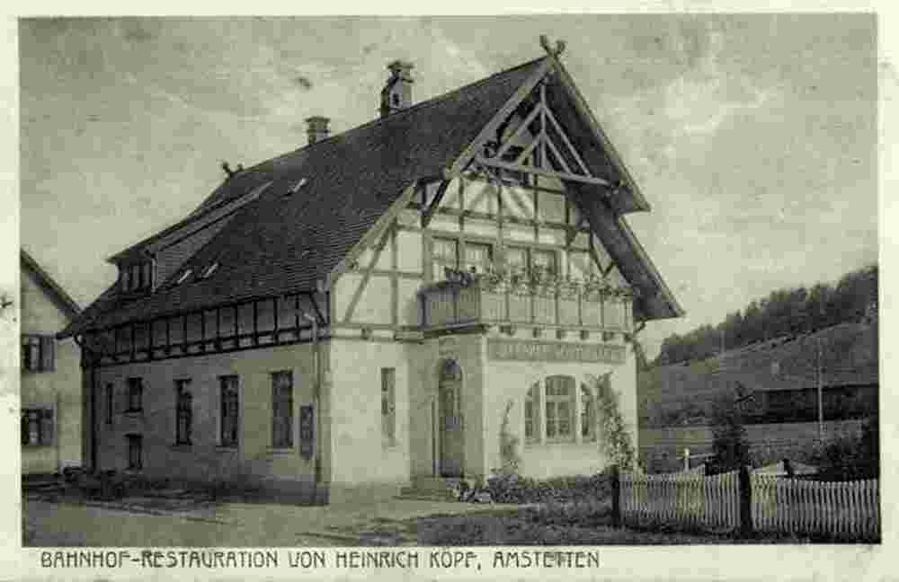 Amstetten. Bahnhof-Restauration