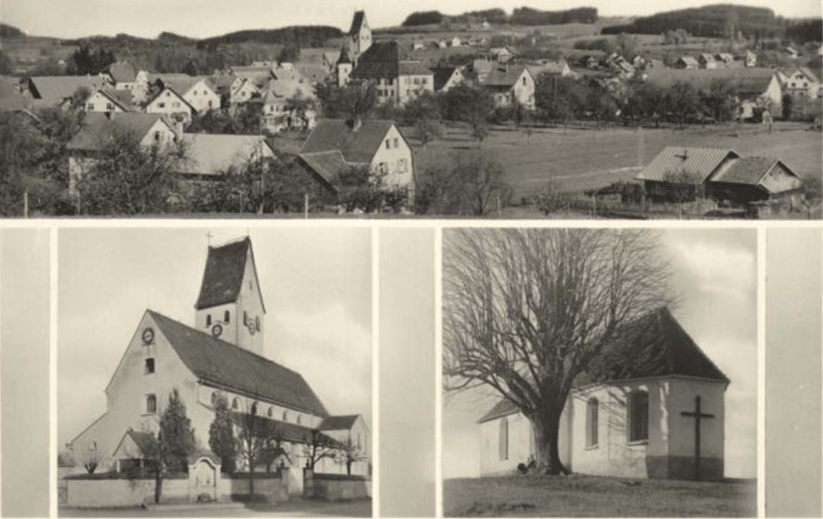 Amtzell. Kirche und Kreuzkapelle
