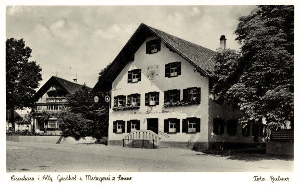 Argenbühl. Eisenharz - Gasthof und Metzgerei zur Sonne