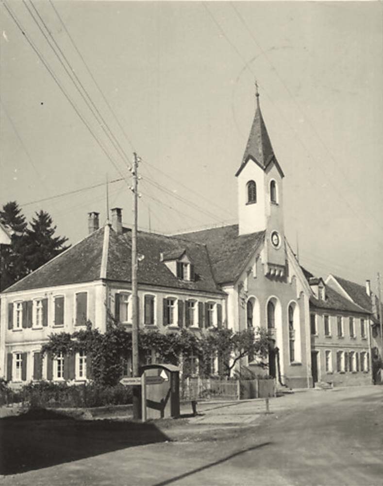 Attenweiler. Evangelische Kirche, 1954