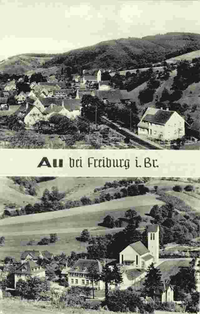 Au. Panorama von Au bei Freiburg