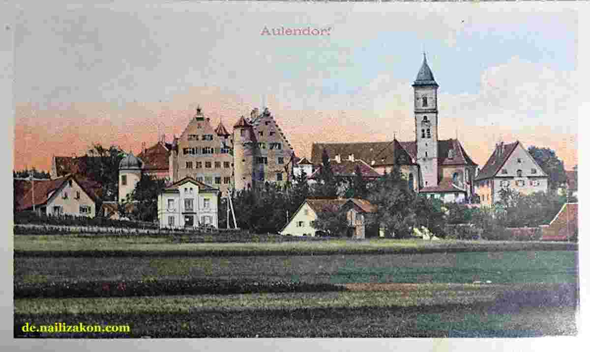 Aulendorf. Panorama der Stadt