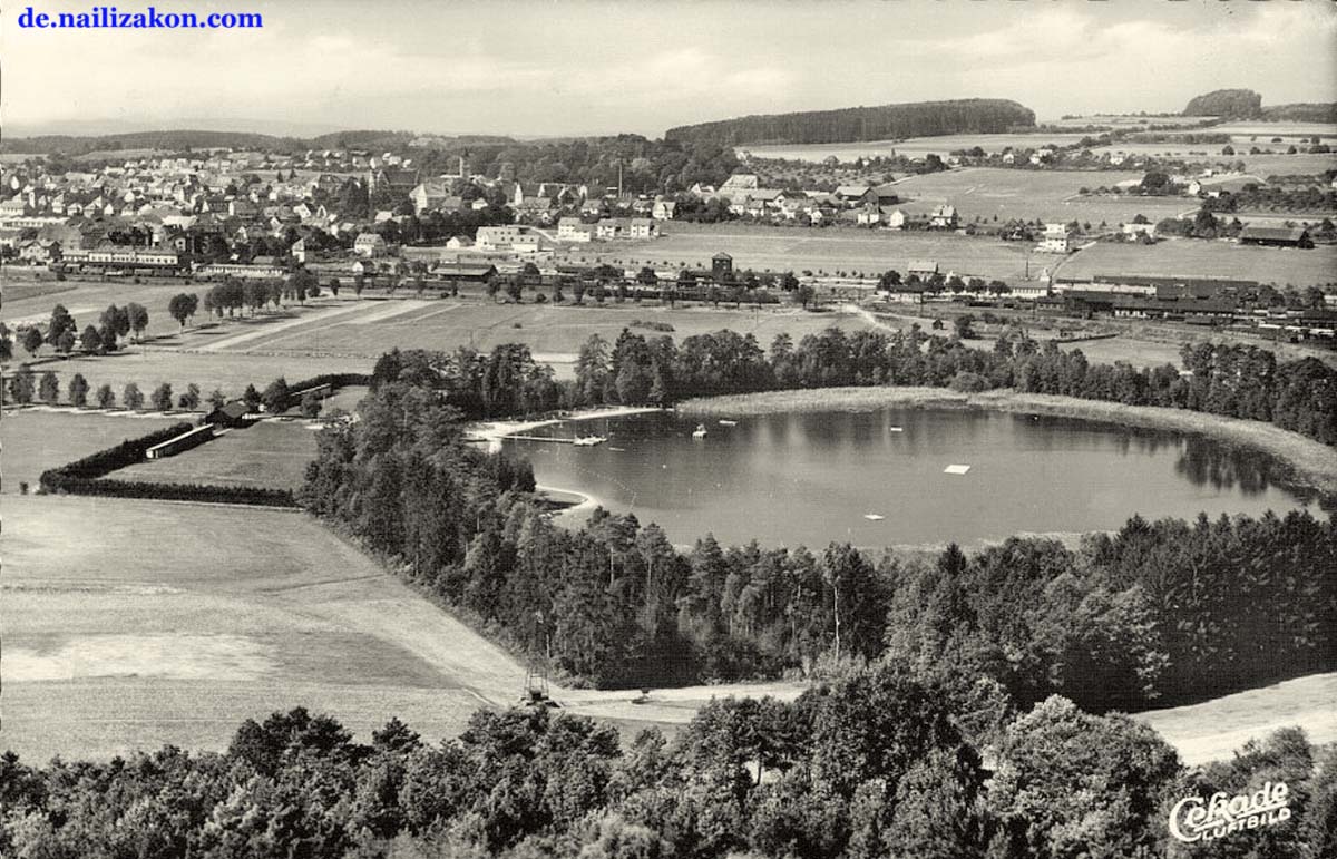 Strandbad bei Aulendorf, 1955