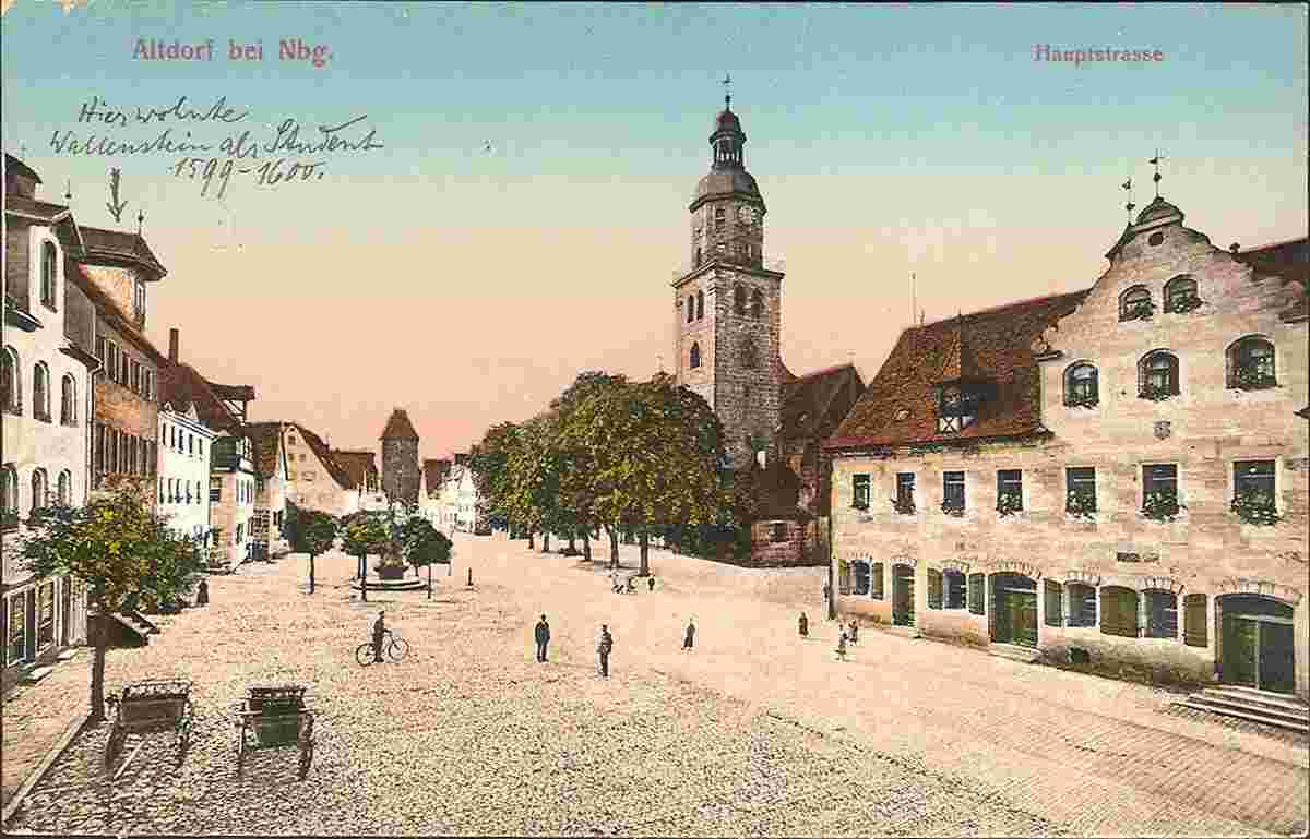 Altdorf bei Nürnberg. Hauptstraße, 1914