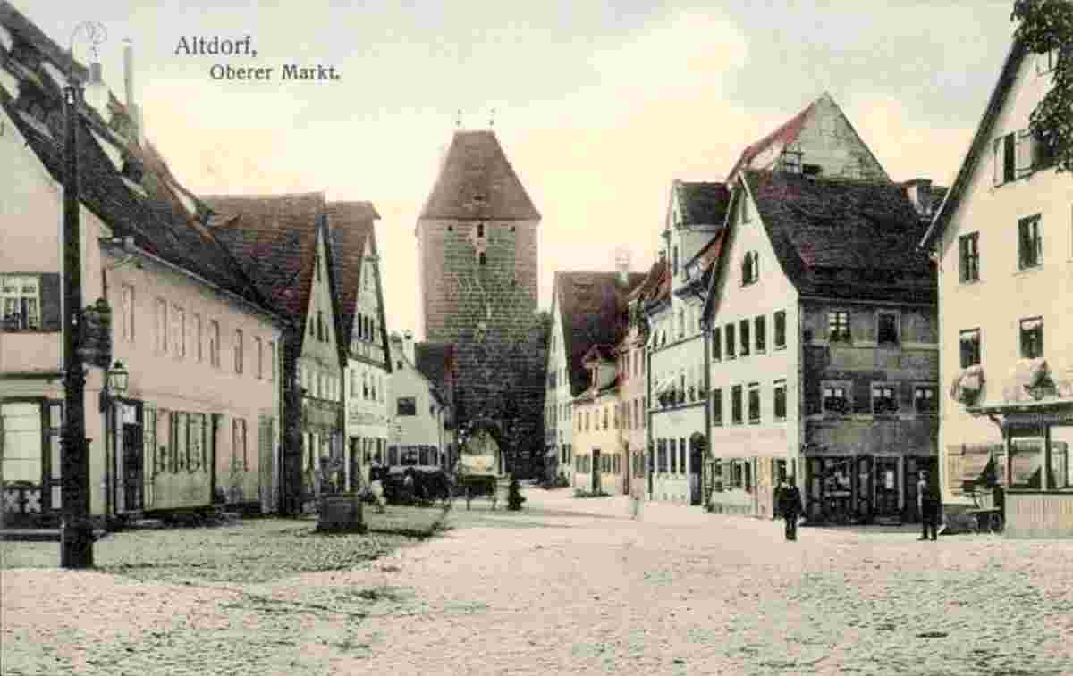 Altdorf bei Nürnberg. Oberer Markt, Torturm