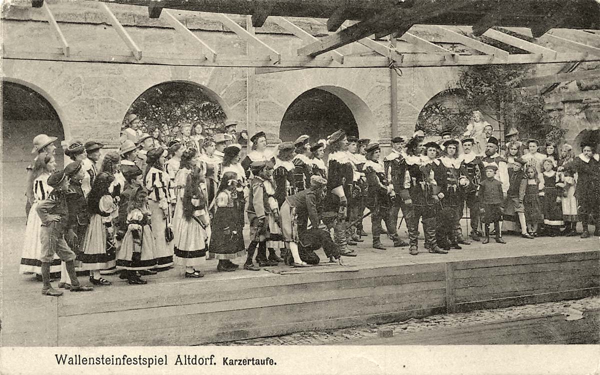 Altdorf bei Nürnberg. Wallensteinfestspiel, Karzertaufe