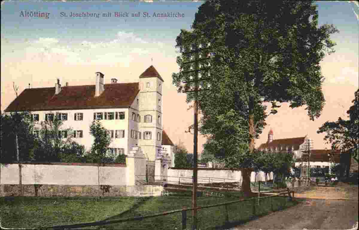 Altötting. St Josef Burg, St Annakirche, 1915