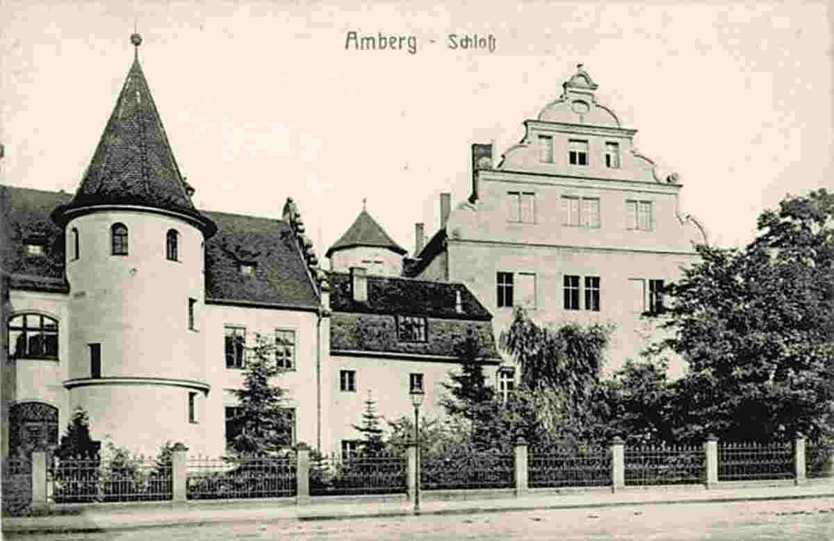 Amberg. Altes Schloß, um 1910