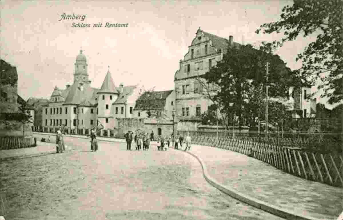 Amberg. Altes Schloß mit Rentamt, 1920