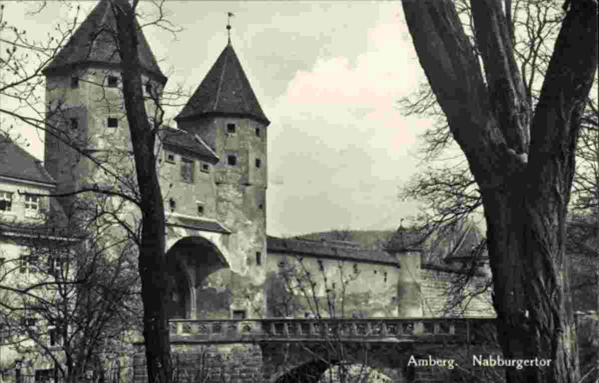 Amberg. Nabburger Tor, Brücke, 1929