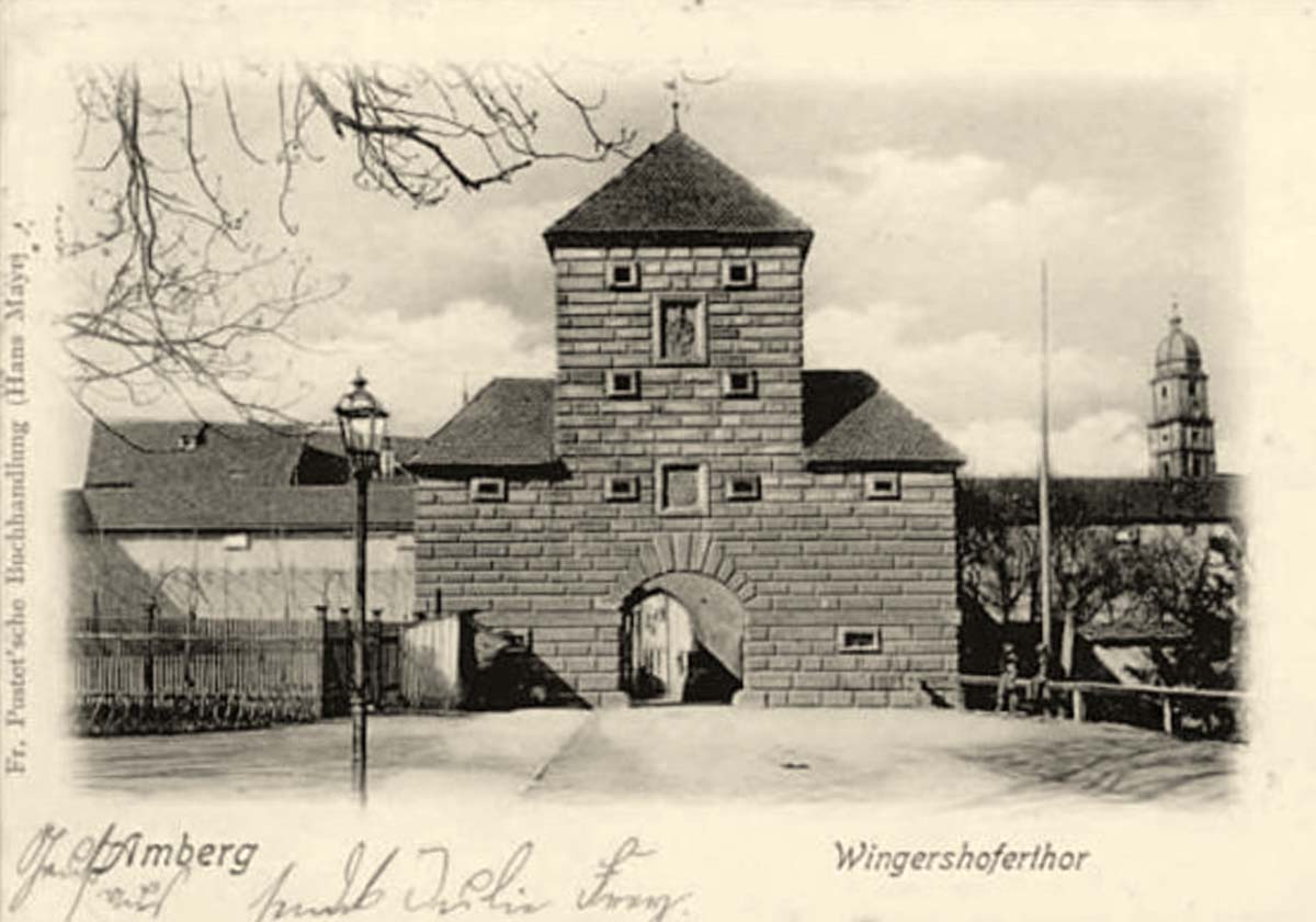 Amberg (Oberpfalz). Wingershofertor, 1899