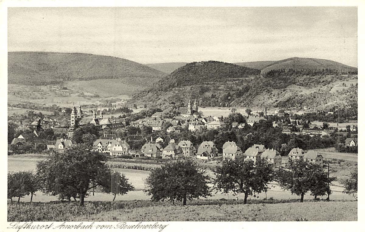 Panorama von Amorbach, 1940