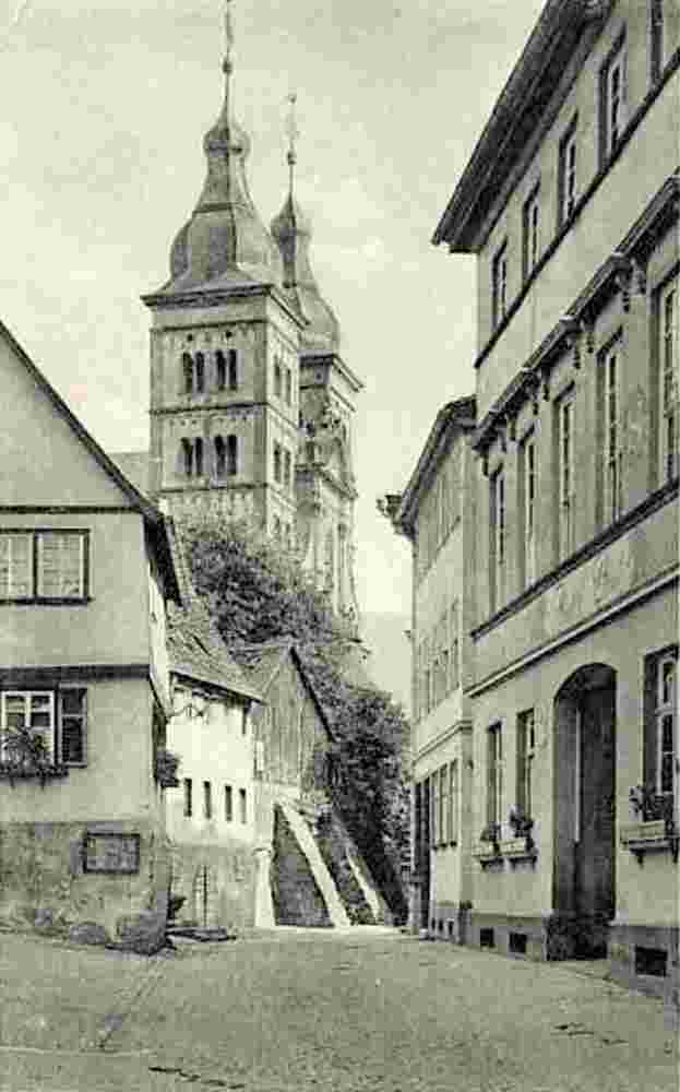Amorbach. Panorama der Stadt