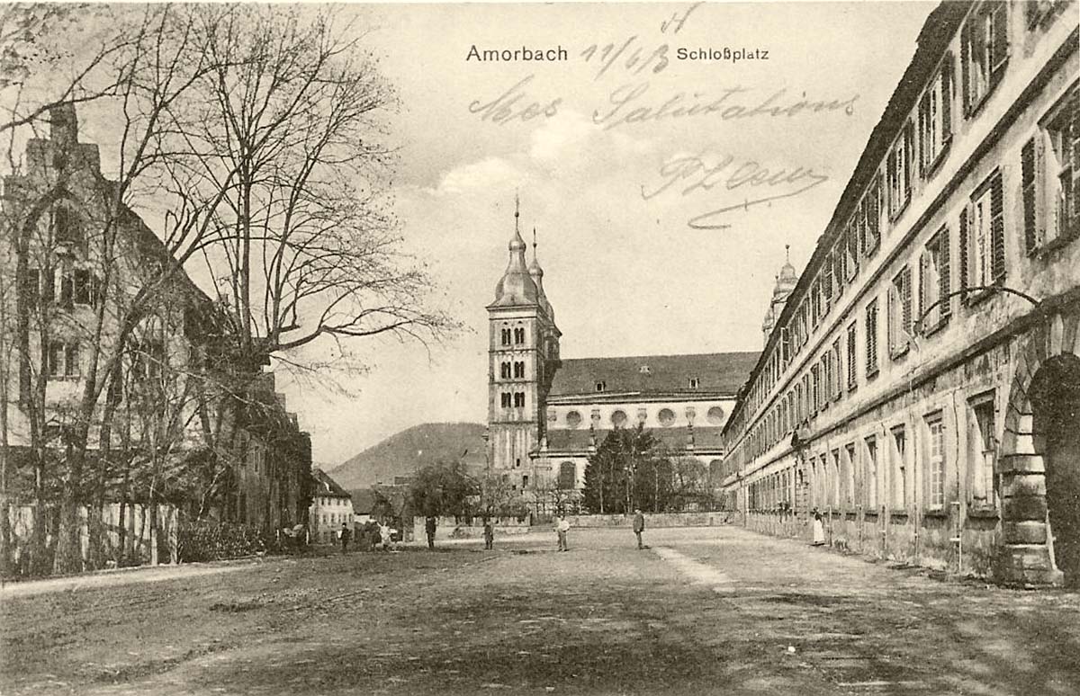Amorbach. Schloßplatz