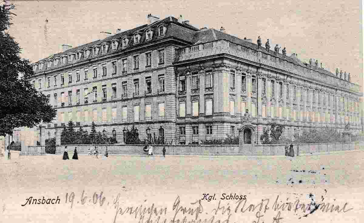 Ansbach. Königliche Schloß, 1906