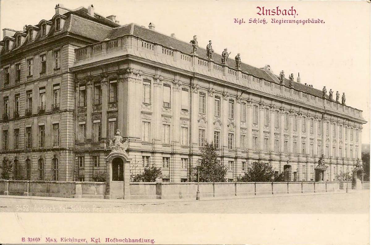 Ansbach. Königliche Schloß, Regierungsgebäude