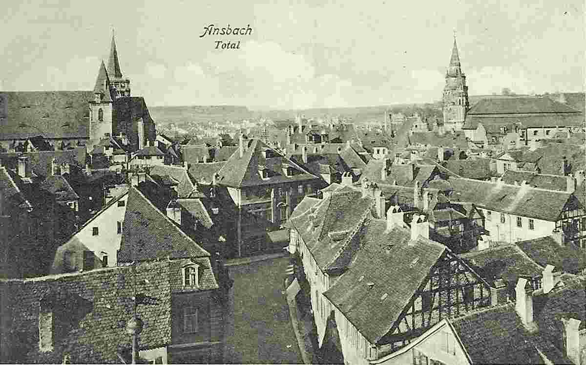 Panorama von Ansbach