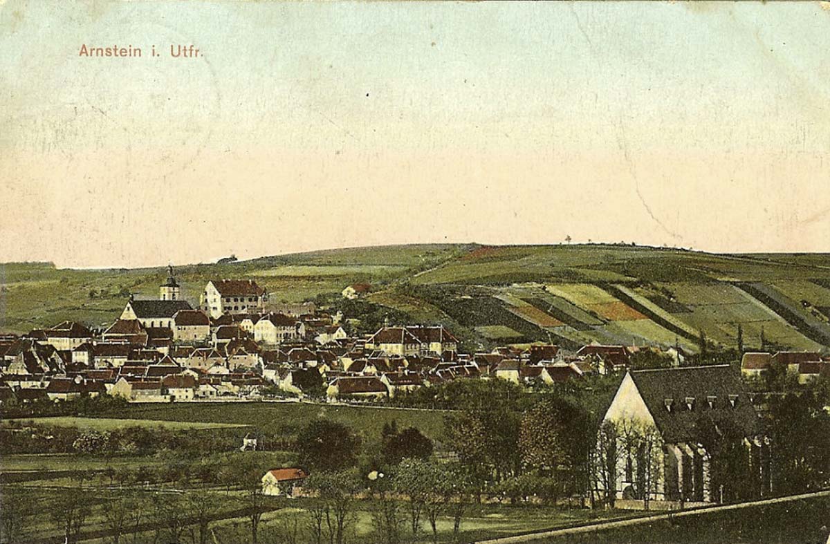 Panorama von Arnstein (Unterfranken), 1912
