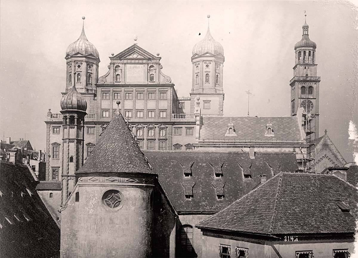 Augsburg. Blick von Rotham, zwischen 1909 und 1920