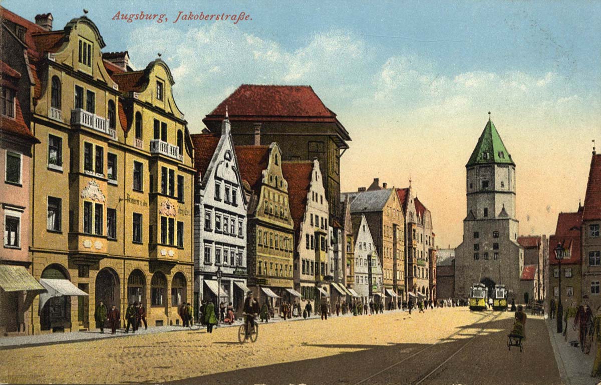 Augsburg. Jakoberstraße