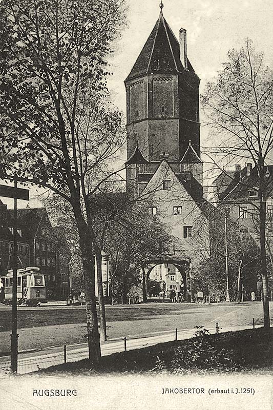 Augsburg. Jakobertor, 1906