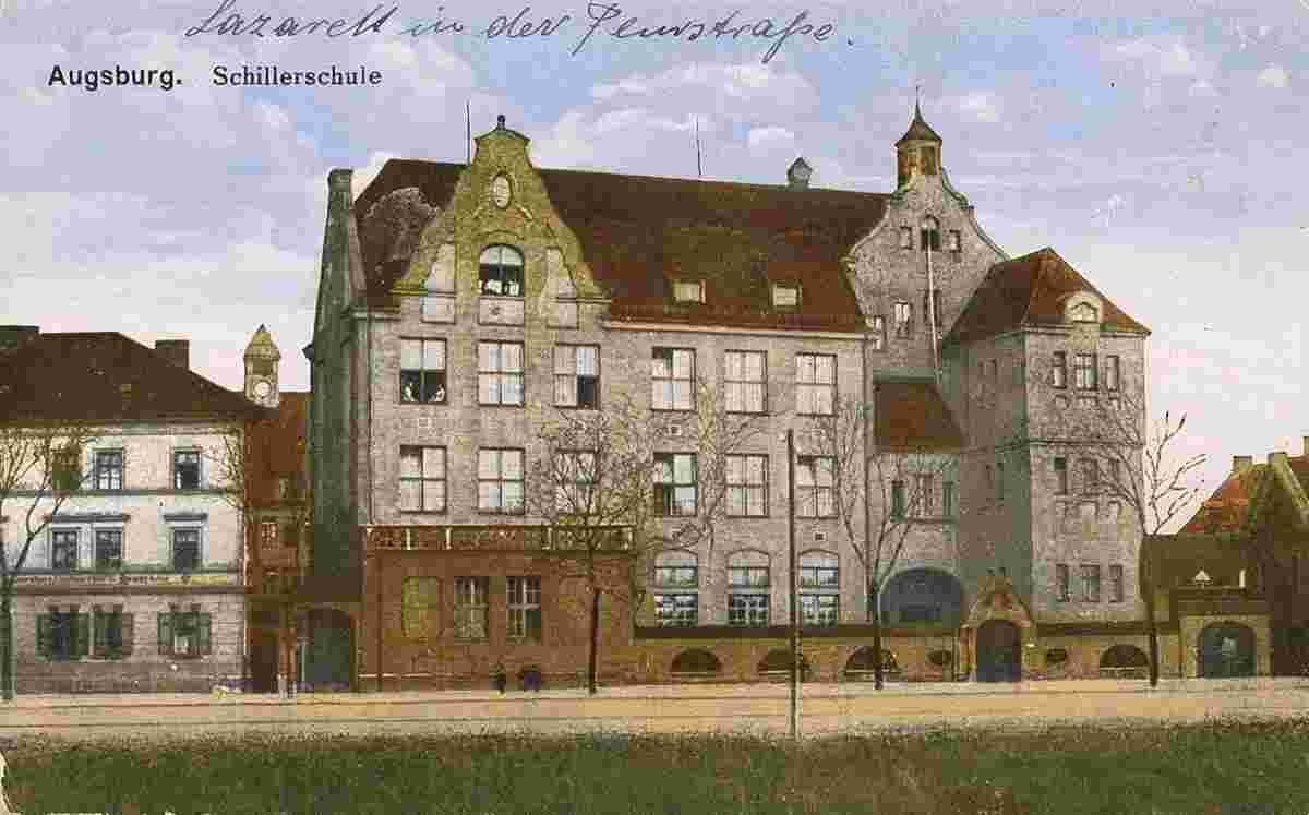Augsburg. Schillerschule, 1916