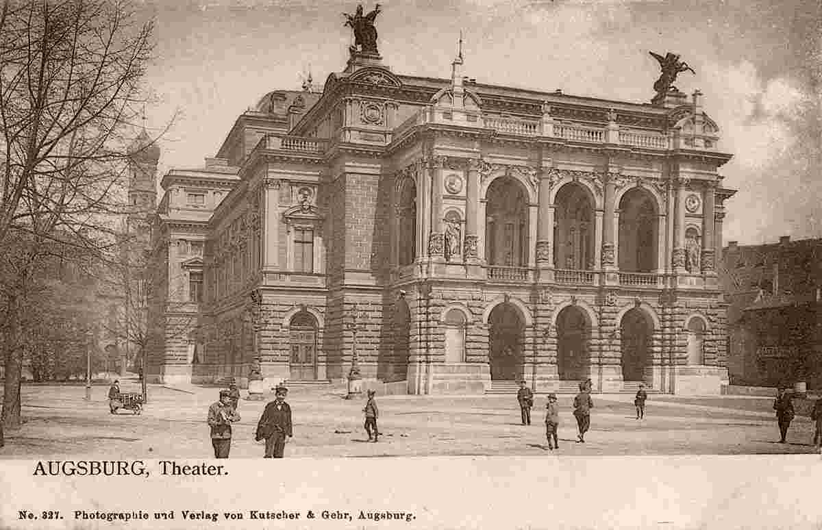 Augsburg. Stadttheater, 1909