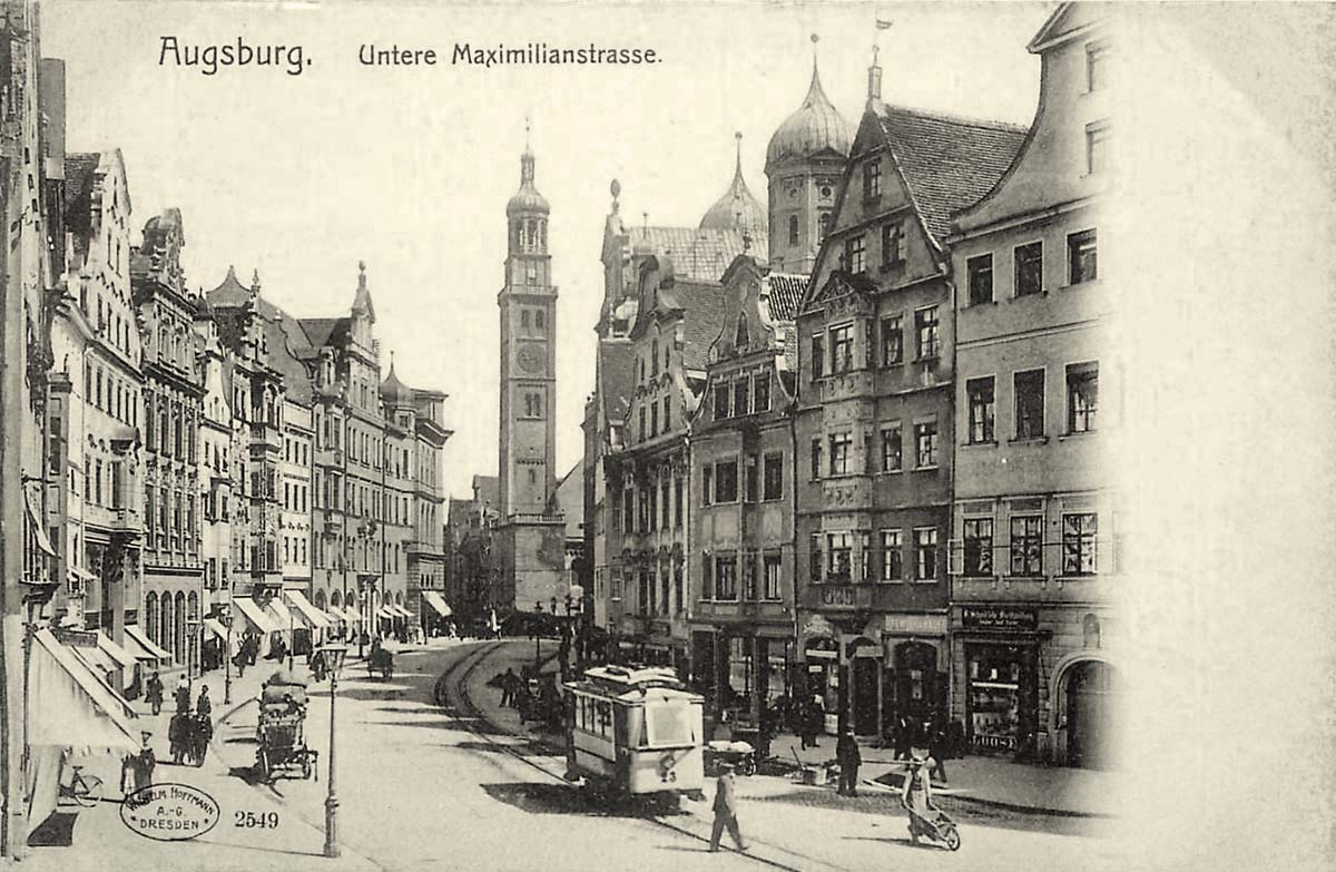 Augsburg. Untere Maximilianstraße