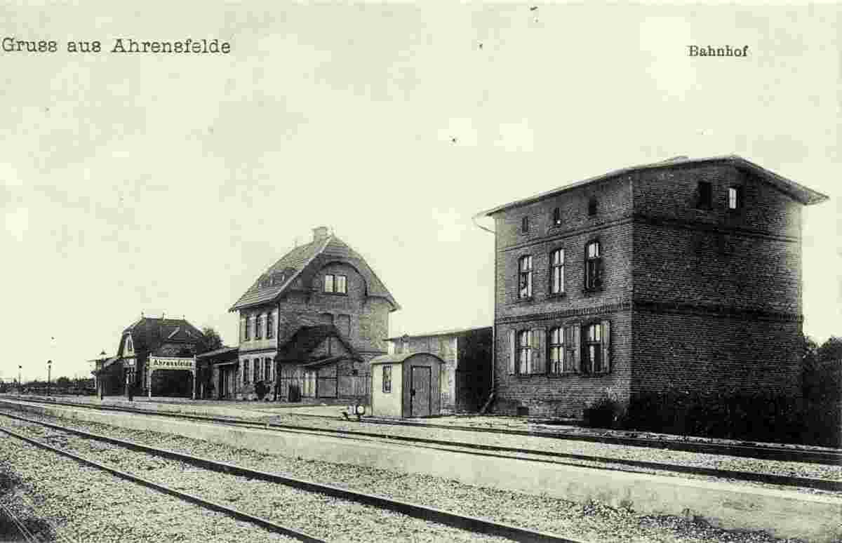 Ahrensfelde. Bahnhof, 1908