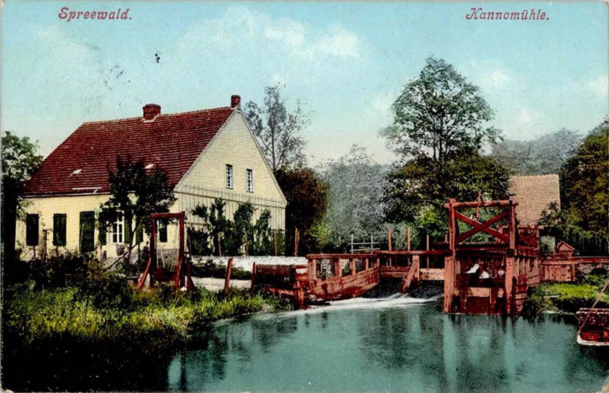 Alt Zauche-Wußwerk. Kannomühle, 1912