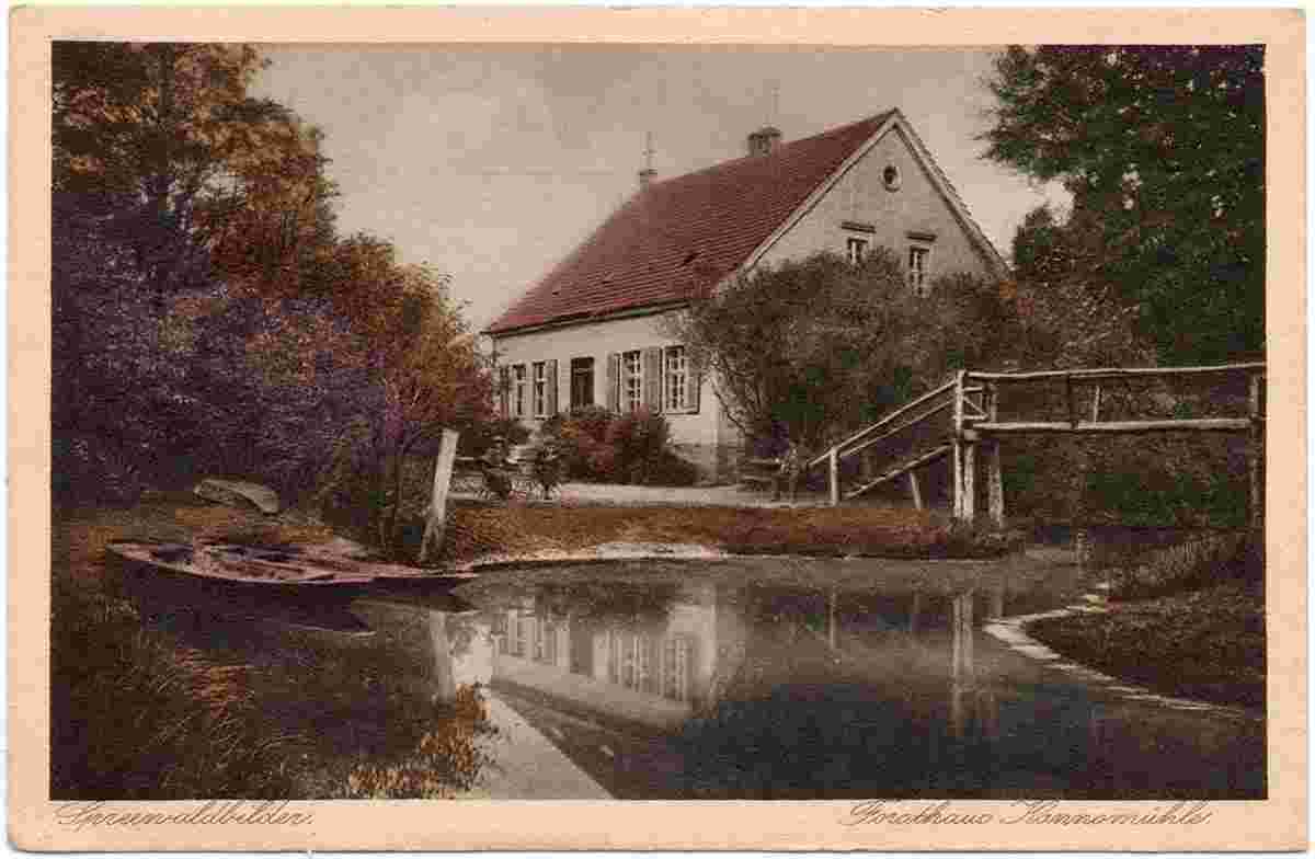 Alt Zauche-Wußwerk. Spreewald, Kannomühle, 1930
